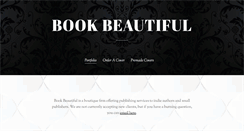 Desktop Screenshot of bookbeautiful.com